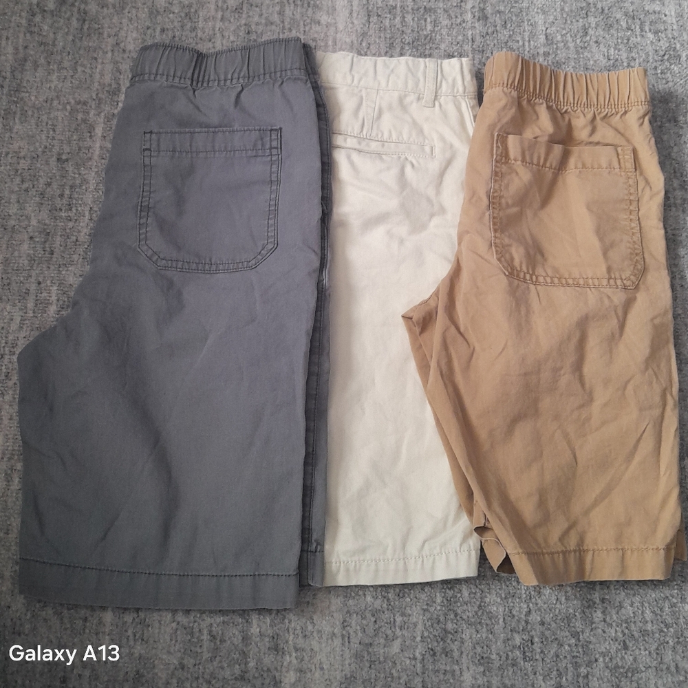 Kids Bottoms Set - Gray, Cream, and Tan